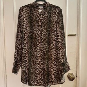 MALENE BIRGER LEOPARD SHIRT DRESS NWT